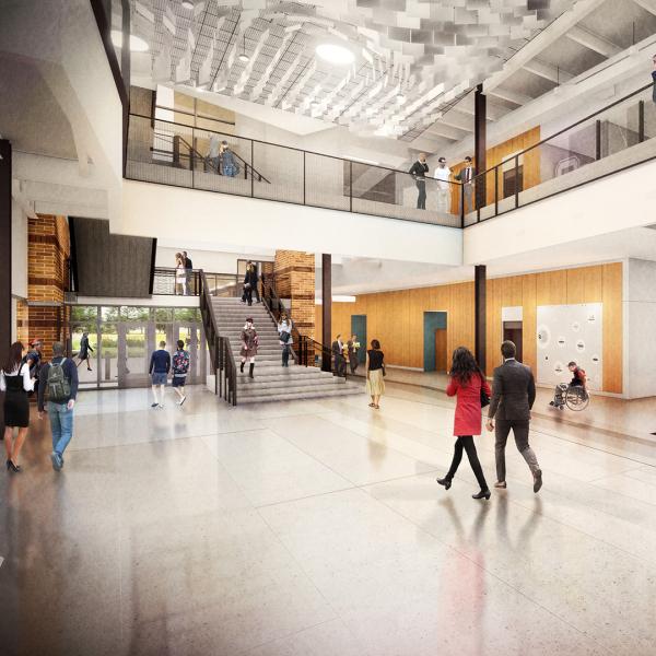 AES building lobby
