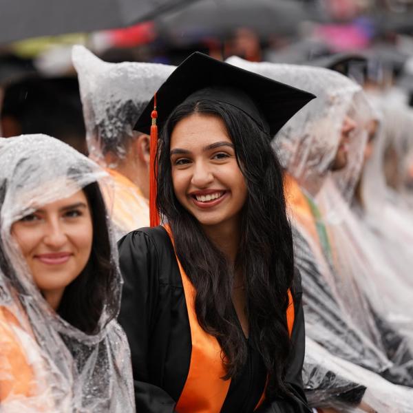 CU Engineering & Applied Science students at CU Boulder's commencement ceremony