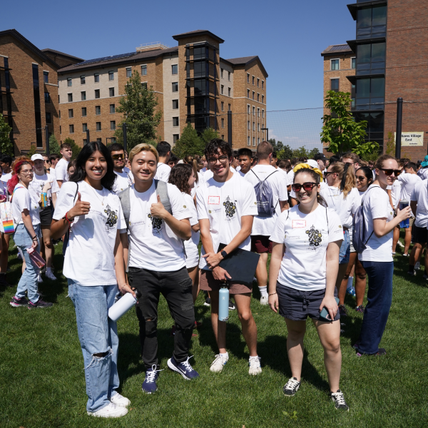 Engineering Connections students participating in the Community Kickoff event.