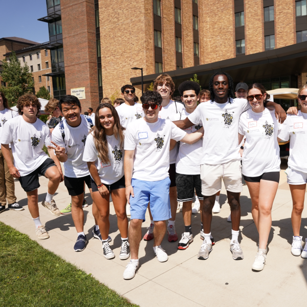 Engineering Connections students participating in the Community Kickoff event.