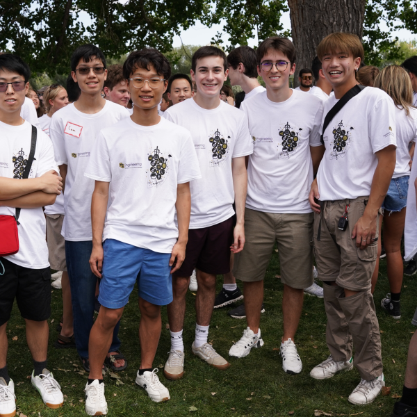 Engineering Connections students participating in the Community Kickoff event.