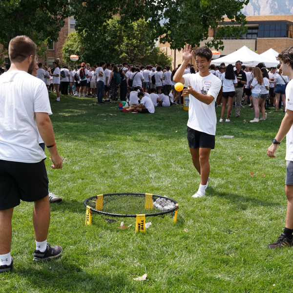 Engineering Connections students participating in the Community Kickoff event.