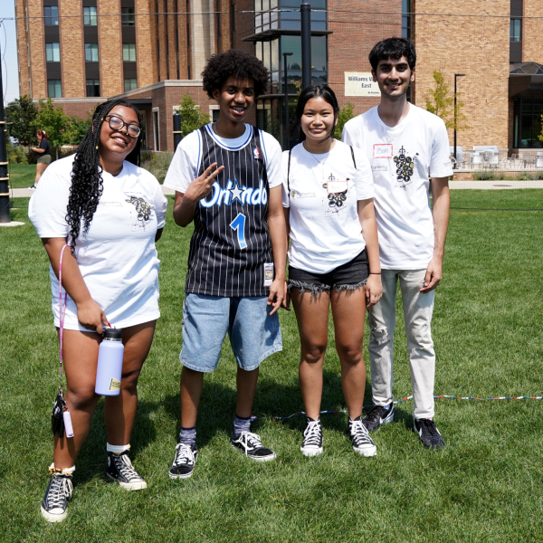 Engineering Connections students participating in the Community Kickoff event.
