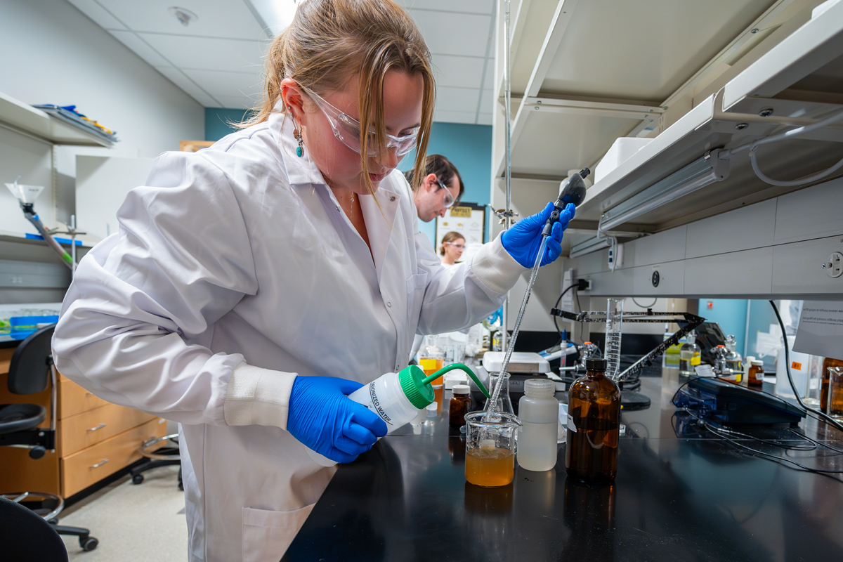 Environmental Engineering lab at CU Boulder