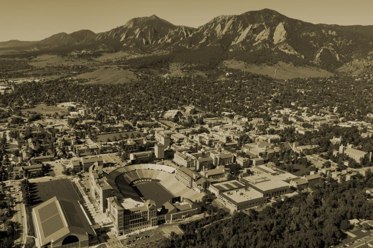 CU Main Campus gold overlay