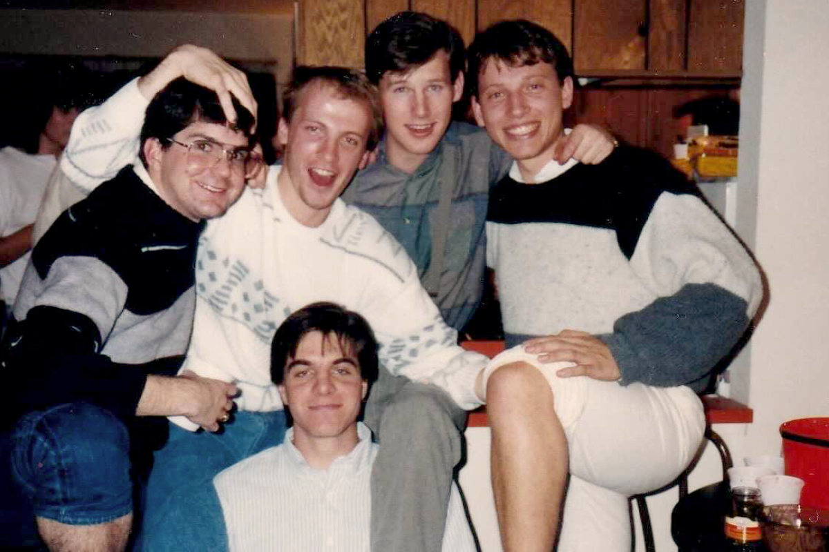 The Groovers group photo taken in 1988