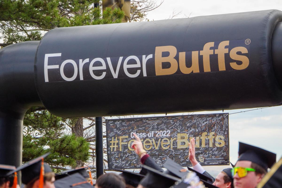 Forever Buffs inflatable sign
