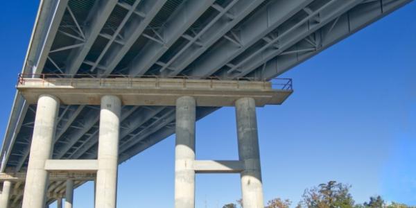 Bridge made out of concrete