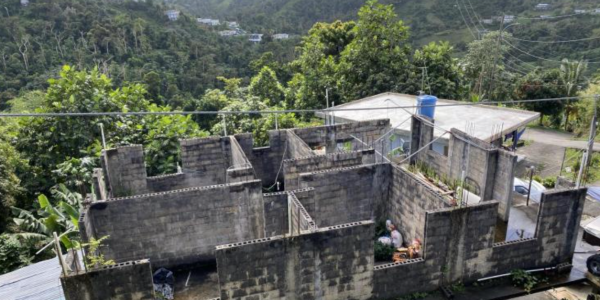 House Being Incrementally Constructed in Puerto Rico (February 2020) 