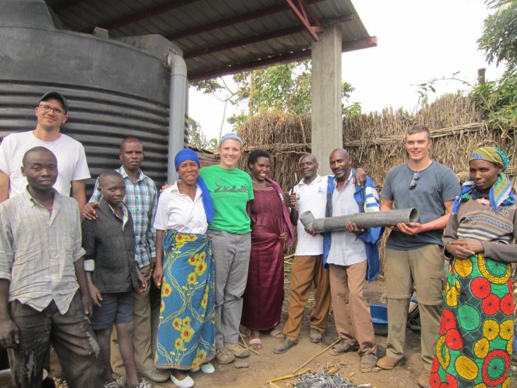 Nikki van den Heever on Engineers Without Borders project in Rwanda