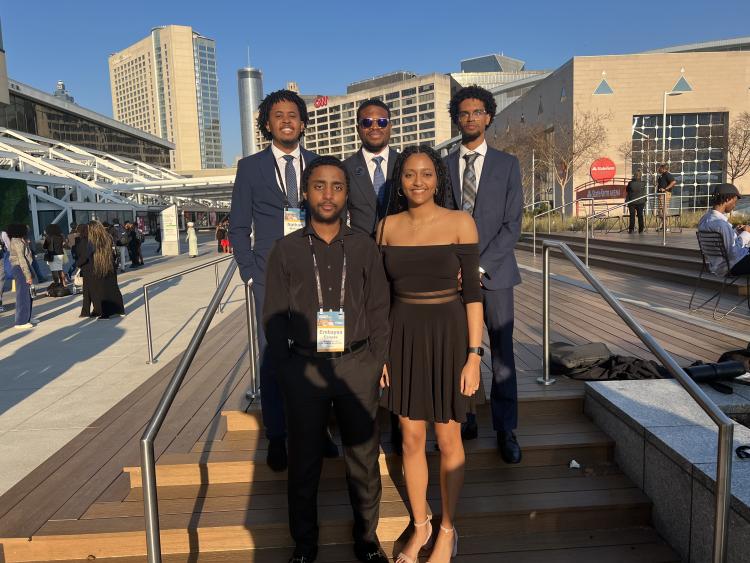 Nathan Mahary at NSBE conference 2024