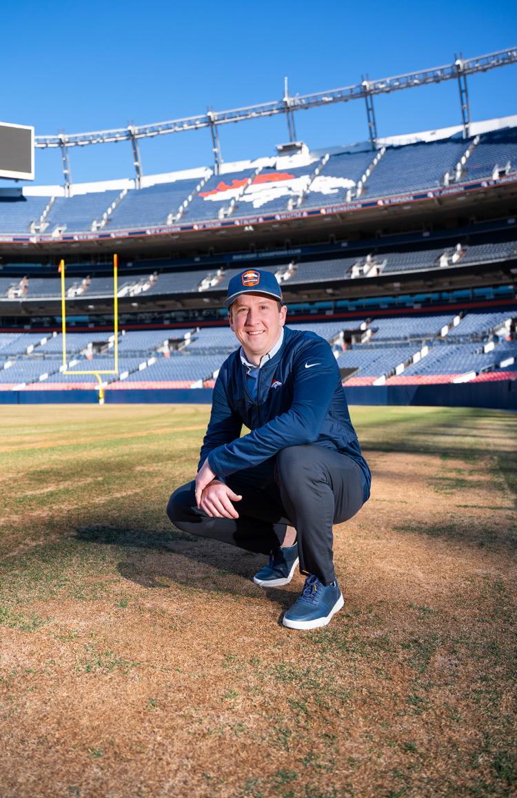 Scott Flaska at the Denver Broncos stadium