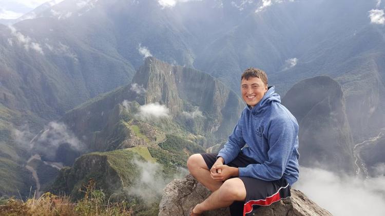 Austin Riley at Machu Piccu