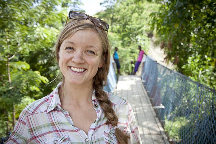Avery Bang in Haiti