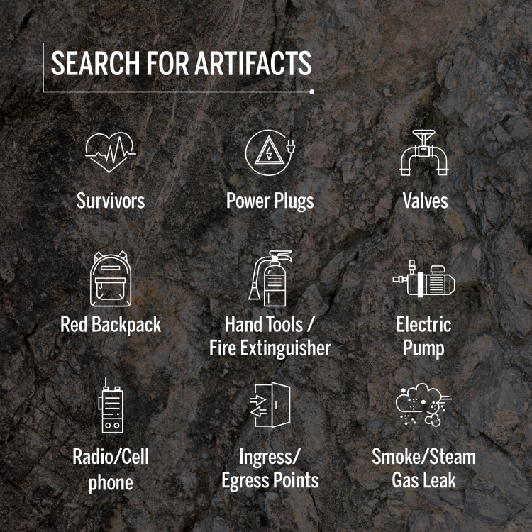 A list of artifacts that can be found on the course