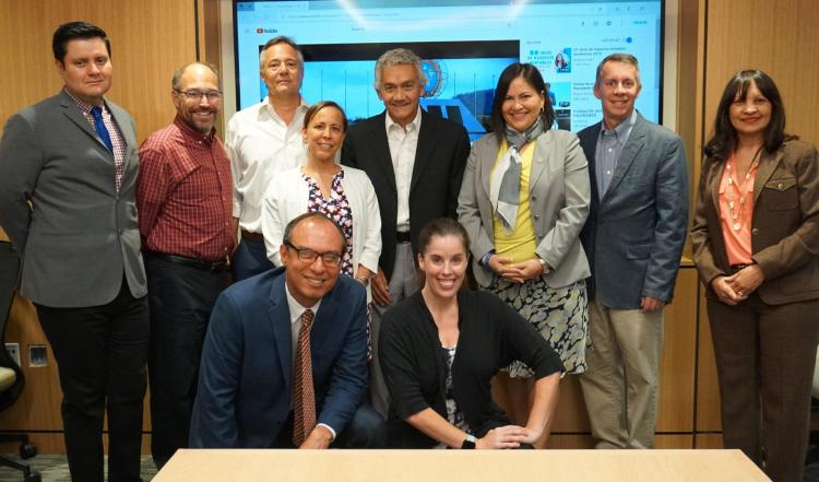 ESPOL and CU Engineering faculty and staff gather in conference room