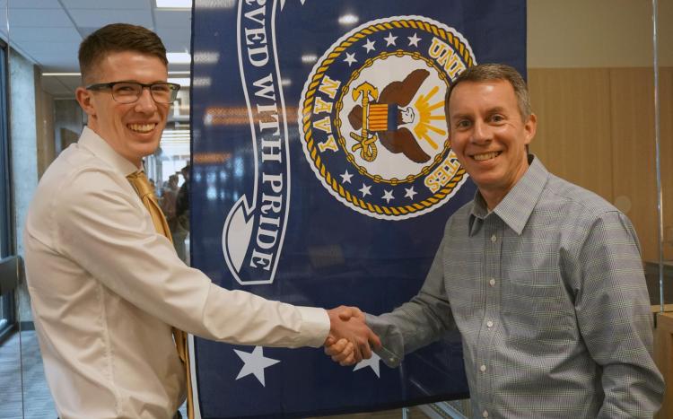 Timothy Barentine and Dean Bobby Braun