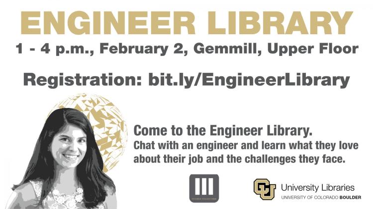 Engineer Library event flyer