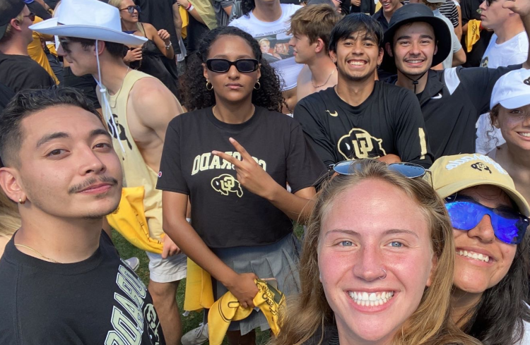 Erika with BOLD students