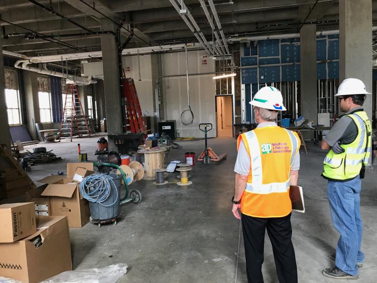 Ground floor of new JSCBB wing.