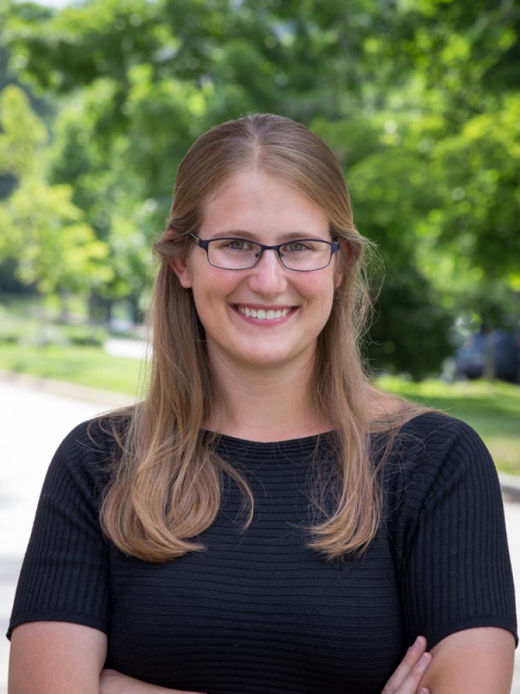 Portrait of Julie Korak outside