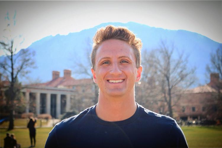 Nick Monteleone on campus