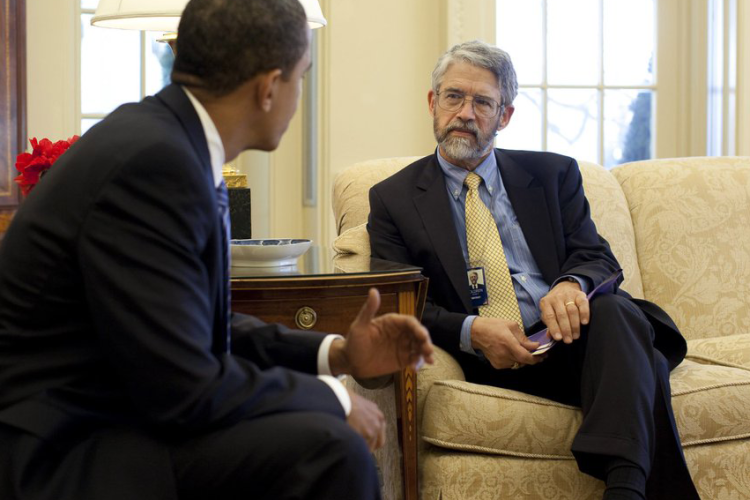 John Holdren with Obama