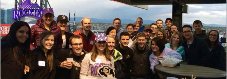 Alumni at Rockies game