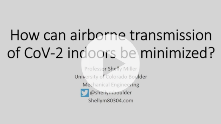 How Can Airborne Transmission of COVID-19 Indoors be Minimized? webinar play button