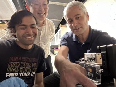 Francois Barthelat and students