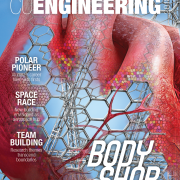 The cover of the 2018 CU Engineering magazine. 