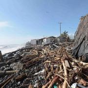 Wreckage from Hurricane Patricia in 2015.