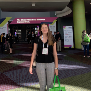 Emily Page at IAAPA Expo