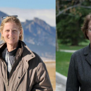 National Academy of Sciences awardees Kristine Larson (left) and Veronica Vaida (right)