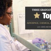 Three engineering graduate programs rank in the top 20: Aerospace, chemical and environmental