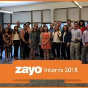 Zayo interns at office headquarters