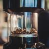 close-up photo of coffee beans in a roaster