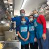 Jewett family prepares to serve from the Bamen Ramen food truck