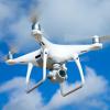 A drone in the air