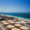 A desalination facility in Dubai along the Persian Gulf coastline