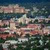 The CU Boulder campus as seen from above