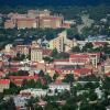 CU Boulder campus seen from the air