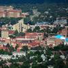 CU Boulder campus seen from the air