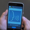 A smartphone displaying the team's mobile app