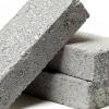Concrete bricks stacked