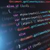 Computer screen showing code being written