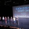 Students on stage at Catalyze Demo Day in 2018.