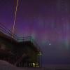 Chu's lidar facility in operation in Antarctica.