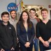 The team with professor Kyri Baker.