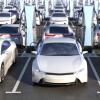 Multiple electrci cars charging 